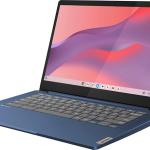 Lenovo Ideapad Slim 3 Chromebook 14" Touchscreen FHD Laptop - MediaTek 8186, 4GB RAM, 64GB eMMC, Chrome OS - Abyss Blue (82XJ0000US)