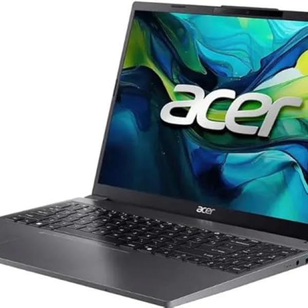 acer Aspire Go 15 Laptop, 15.3" WUXGA(1920 x 1200) IPS Display, Intel i5-1334U, 8GB DDR5 RAM, 256GB PCIe SSD, Windows 11 Home, Wi-Fi, Bluetooth, Steel Gray, AG15-51P-510U