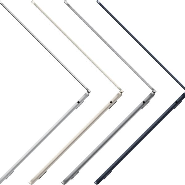 Apple MacBook Air 2022 laptop with M2 chip: 13.6-inch Liquid Retina display, 16GB RAM, 256GB SSD storage, backlit keyboard, 1080p FaceTime HD camera. Works with iPhone and iPad; Midnight