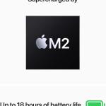 Apple MacBook Air 2022 laptop with M2 chip: 13.6-inch Liquid Retina display, 16GB RAM, 256GB SSD storage, backlit keyboard, 1080p FaceTime HD camera. Works with iPhone and iPad; Midnight