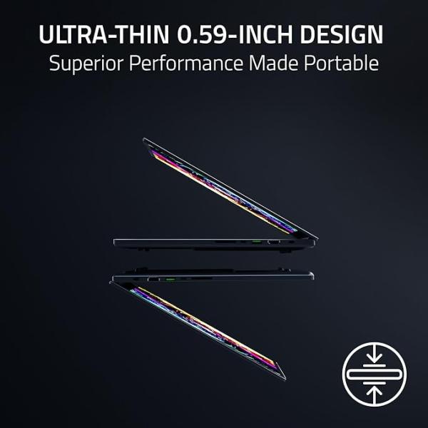 Razer Blade 16 Ultra-thin 16-inch Gaming Laptop: NVIDIA GeForce RTX 5080, AMD Ryzen AI 9 365 Processor, Windows 11 Home, QHD+ 240 Hz OLED, 32 GB LPDDR5X RAM, 1 TB SSD - Black