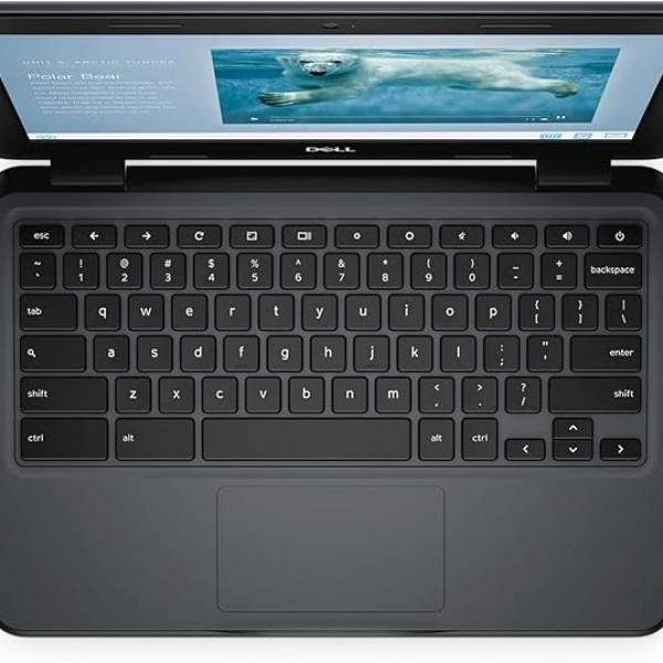 Dell (Refurbished) Chromebook 3100 Laptop (2019) | 11.6" HD | Core Celeron - 32GB SSD - 4GB RAM | 2 Cores Chrome OS