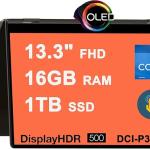 SAMSUNG Galaxy Book3 360 2-in-1 Laptop 13.3" FHD AMOLED Touchscreen HDR500 120% DCI-P3 Intel 12-Core i7-1360P Processor 16GB RAM 1TB SSD Backlit Fingerprint Thunderbolt4 FHD Camera Win11 Gray