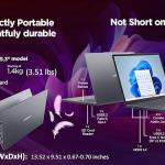 ENOVO IdeaPad Slim 3 Home Business AI COPILOT, Intel 8-Core i5-13420H (Beat i7-1355U), 16GB DDR5 RAM, 512GB PCIe SSD, 15" FHD+, WiFi 6, Luna Grey, Windows 11 Pro