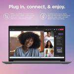 Lenovo IdeaPad 1i Laptop with Microsoft 365 Home and Business • 36GB RAM • 1TB Cloud Storage and 256GB SSD • Intel Core • 14 Anti-Glare Screen • WiFi-6 • 11HR Battery • Windows 11 • Earbuds