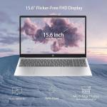 HP 15.6" Laptop, 13th Gen Intel Core i5-1335U, 16GB RAM, 512GB SSD, FHD Anti-Glare Display, Webcam, Numeric Keypad, Wi-Fi, Bluetooth, HDMI, 32GB USB Card, Windows 11 – Silver (US Version)
