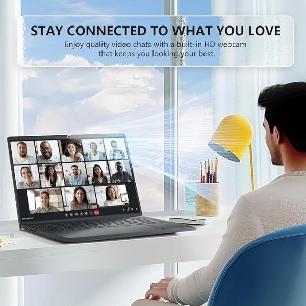 Dell Inspiron 15.6" Touchscreen Laptop - Business & Student Laptop Computer, with 2024 Office Lifetime License & Windows 11 Pro, AMD Ryzen 7 7730U, WVA LED-Backlit FHD Display, 64GB RAM, 2TB SSD