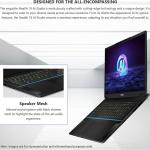 MSI Stealth 18 AI Studio Gaming Laptop, Intel Ultra 9-185H, 64 GB DDR5 RAM, 1 TB PCle SSD, 18” QHD+ (2560x1600) 240Hz, Nvidia G-Force RTX 4080, Backlit Keyboard, W11 Home