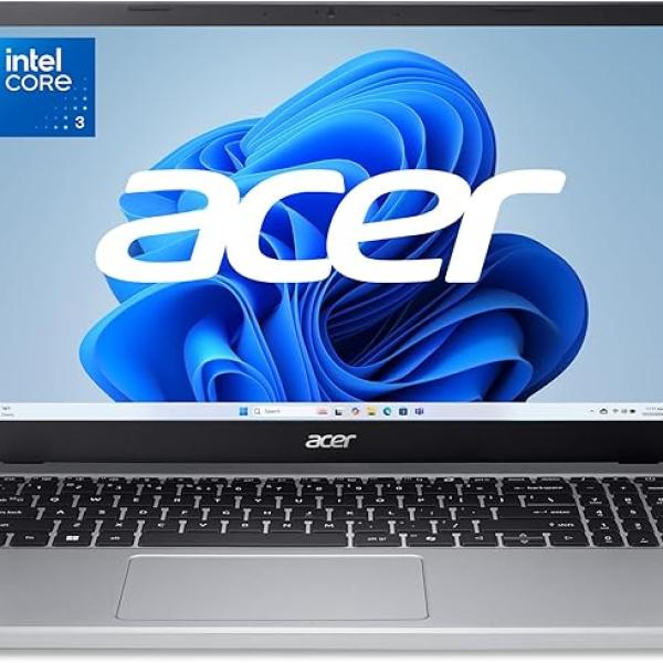 Acer Aspire Go 15 AI Ready Laptop | 15.6" Full HD (1920 x 1080) IPS Display | Intel Core 3 Processor N355 | Intel Graphics | 8GB DDR5 | 128GB UFS | Wi-Fi 6 | Windows 11 Home in S Mode | AG15-32P-39R2
