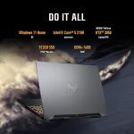 ASUS TUF Gaming F16 Gaming Laptop, Intel Core 5 210H, NVIDIA RTX 3050 6GB, 16GB RAM, 512GB SSD, 16.0"FHD+ 144Hz Display, Win11, Mecha Gray, [FX607VJ-RL012W]