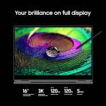 Samsung Galaxy (Upgraded) Book5 Pro Laptop, Intel Core Ultra 7 256V, 16 Inch 120Hz 3K AMOLED Touchscreen, 16GB RAM, 1TB SSD, Intel Arc, Win 11 Pro, Grey + Life Time Office 2024