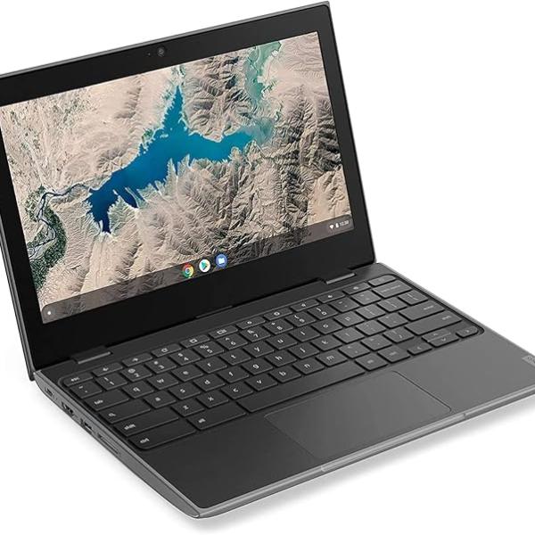 Lenovo (Refurbished) 2022 100E 11.6" HD Rugged&Spill Resistant Chromebook 2ND Gen Laptop, MT8173 CPU, 4GB LPDDR3 RAM, 32GB eMMC TLC SSD, 720P HD Camera, Black, Chrome OS