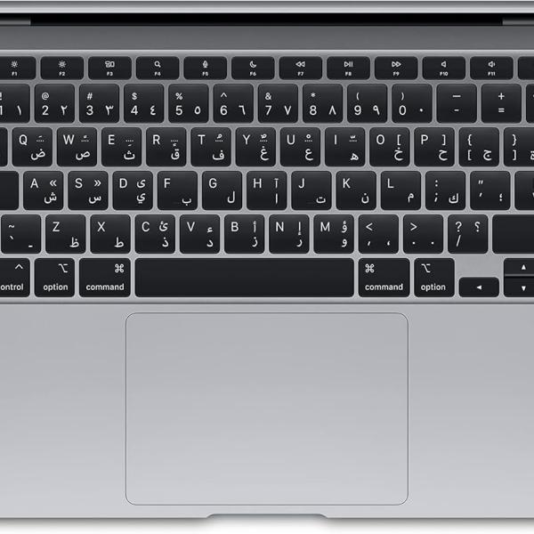 Apple 2020 MacBook Air Laptop: Apple M1 Chip, 13” Retina Display, 8GB RAM, 256GB SSD Storage, Backlit Keyboard, FaceTime HD Camera, Touch ID. Works with iPhone/iPad; Space Gray ; Arabic/English