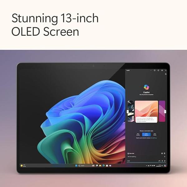 Microsoft Surface Pro 13" (Latest Version) | 10 Core | Copilot+PC | 2 in 1 | 120Hz Display | Snapdragon X Plus | 16GB RAM | 512 SSD | Black | UAE TRA Version