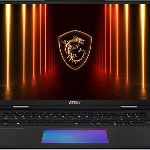 MSI Titan 18 HX AI A2XWJG, Gaming Laptop, 18"UHD+ 120Hz, Intel Core Ultra 9 285HX, 64GB RAM, 4TB SSD, NVIDIA® GeForce RTX™ 5090 Laptop GPU, GDDR7 24GB, Win11, Black