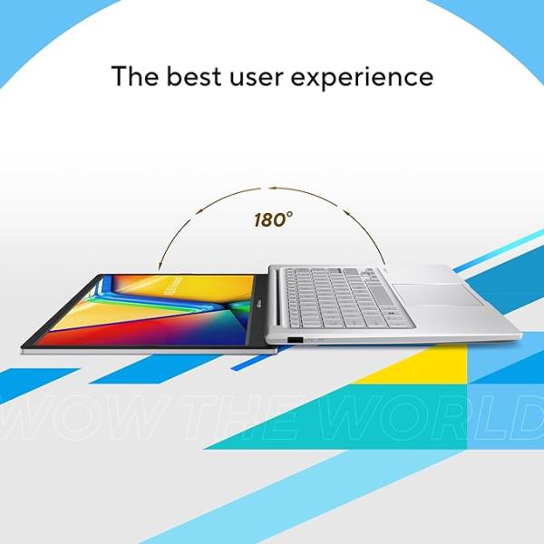 ASUS Vivobook 14 13th Gen Intel Core i5-1334U/8GB RAM Upto 4.6GHz/512GB SSD/Intel UHD Graphics/14 Inch FHD(1920x1080)/HD Camera/Windows 11 Home/English - Arabic keyboard - X1404VA-NK884W