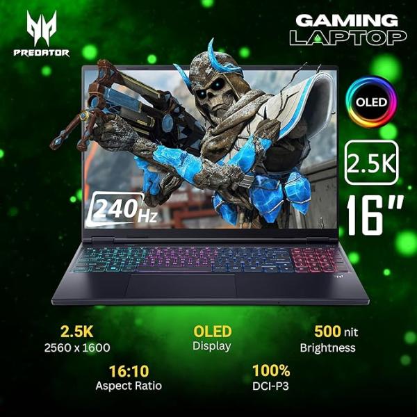 Acer Predator Helios Neo 16S AI PHN16S-71-98RF 2TB	Intel Core Ultra 9 275HX 2.1GHz/16''/2560x1600 IPS 240Hz/32GB/2TB SSD/12GB NVIDIA GeForce RTX 5070 Ti/Win 11 Home