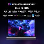 ASUS ROG Zephyrus G14 (Platinum White) Gaming Laptop | NVIDIA RTX 5050 8GB | AMD Ryzen™ 9 270 | 16GB RAM |1TB SSD |14" 3K OLED 120Hz | Win11 [GA403UH-OLED9161W]