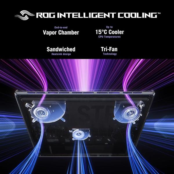 ASUS ROG Strix G18 Gaming Laptop, AMD Ryzen 9-9955HX, 64 GB DDR5 RAM, 1 TB PCIe SSD, 18" 2.5K (2560x1600) 240Hz Display, Nvidia G-Force RTX 5070, 4-Zone RGB Keyboard, W11 Home, Eclipse Gray