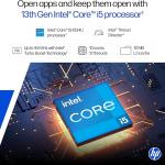 HP 15, 13th Gen Intel Core i5-1334U (16GB DDR4, 512GB SSD) Anti-Glare, Micro-Edge, 15.6''/39.6cm, FHD, Win 11, Office, Silver, 1.59kg, fd0467tu, Iris Xe Graphics, FHD Camera, Backlit KB Laptop