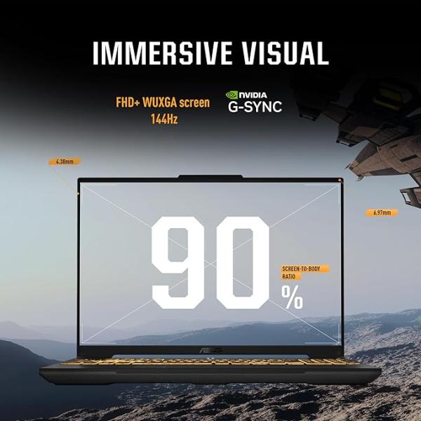 ASUS TUF Gaming F16 Gaming Laptop, Intel Core 5 210H, NVIDIA RTX 3050 6GB, 16GB RAM, 512GB SSD, 16.0"FHD+ 144Hz Display, Win11, Mecha Gray, [FX607VJ-RL012W]