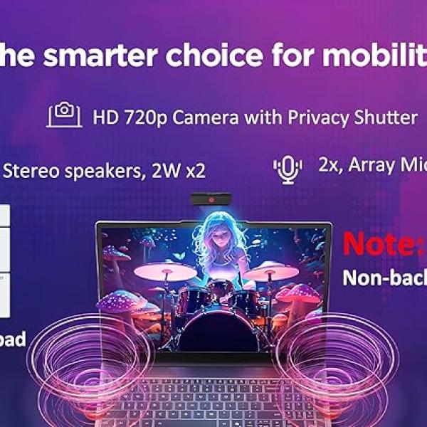 ENOVO IdeaPad Slim 3 Home Business AI COPILOT, Intel 8-Core i5-13420H (Beat i7-1355U), 16GB DDR5 RAM, 512GB PCIe SSD, 15" FHD+, WiFi 6, Luna Grey, Windows 11 Pro