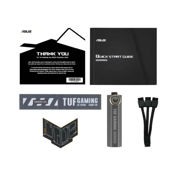 ASUS TUF Gaming GeForce RTX 5080 OC Edition With 16GB GDDR7 Graphics Card, 2700 MHz Boost Clock, 10752 CUDA, 256-bit 30 Gbps Memory, AI Performance, PCIe 5.0, DLSS 4, Black | 90YV0M30-M0NA00