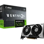 MSI VENTUS 2X GeForce RTX 5060 8GB GDDR7 OC V1 Graphics Card – Black