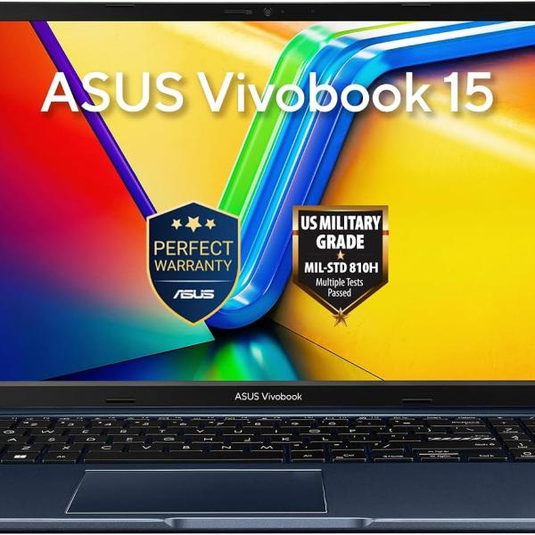 ASUS Vivobook 15 M1502NAQ Laptop | AMD Ryzen™ 5 150 Processor | 16GB DDR5 RAM | 512GB 4.0 SSD | 15.6" FHD IPS Display | AMD Radeon™ 660M Graphics | Win11 Home | English Keyboard | Blue