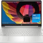 HP 15.6 inch Laptop, FHD Display, 12th Gen Intel Core i5, 16 GB RAM, 512 GB SSD, Intel Iris Xe Graphics, Windows 11 Home, 15-dy5399nr - 2023