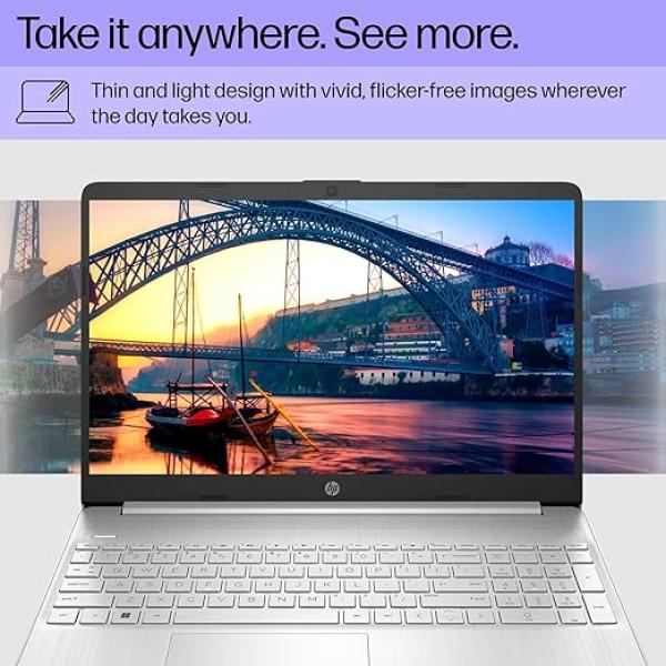 HP 15.6 inch Laptop, FHD Display, 12th Gen Intel Core i5, 16 GB RAM, 512 GB SSD, Intel Iris Xe Graphics, Windows 11 Home, 15-dy5399nr - 2023