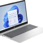 HP 15-fc0146dx Laptop, 15.6" FHD Touch Display, AMD Ryzen 5 7520U, 8GB RAM, 512GB SSD, AMD Radeon Graphics, English Keyboard, Windows 11 Home English Natural Silver