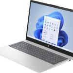 HP 15-fc0146dx Laptop, 15.6" FHD Touch Display, AMD Ryzen 5 7520U, 8GB RAM, 512GB SSD, AMD Radeon Graphics, English Keyboard, Windows 11 Home English Natural Silver
