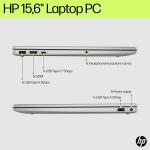HP Laptop 15-fd1020ne, 15.6" FHD Display, Intel® Core™ Ultra 5-125H, 16GB DDR5 RAM, 512GB SSD, Intel® AI Boost (11 NPU TOPS), Eng/Arb Kb, Windows 11 Home, Natural silver [B91BTEA]