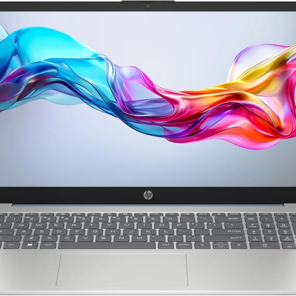 HP Laptop 15-fd1020ne, 15.6" FHD Display, Intel® Core™ Ultra 5-125H, 16GB DDR5 RAM, 512GB SSD, Intel® AI Boost (11 NPU TOPS), Eng/Arb Kb, Windows 11 Home, Natural silver [B91BTEA]