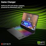 HP OMEN MAX Gaming Laptop 16-AH00216nw | 16" WQXGA Display | Intel Core Ultra 9-275HX | 64GB DDR5 RAM | 1TB SSD | 24GB NVIDIA GeForce RTX 5090 | Windows 11 | Shadow black | UAE Version